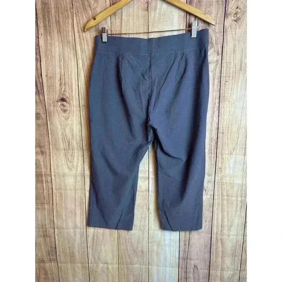 Eileen Fisher Cropped Dress Pants Gray Size M - Picture 6 of 8